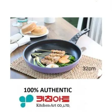 KOMAN] Nonstick Titanium Coating Square BBQ Frying Pan