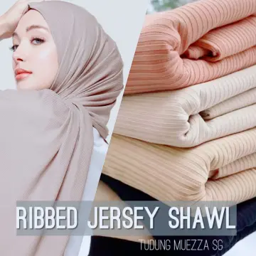 SABA scarves Ribbed Jersey Hijab Bali Collection [Wrinkle free effortless  daily essentials] (Beige), (SABA-RJ8000) at  Women's Clothing store