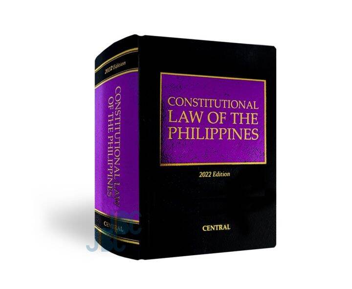 Constitutional Law of the Philippines (Codal) 2022 by CBSI (Central