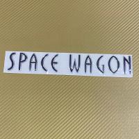 โลโก้* SPACE WAGON งานเรชิ่น ตัวอักษรแยก ติดท้าย มิตชูบิชิ ขนาด*24x4cm