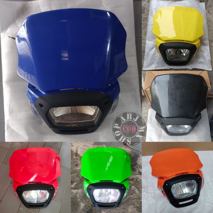 Headlamp Ts Reflektor Batok Ts Lampu Depan Trail Jadul Ts