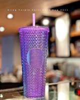 Starbucks Thailand Purple Oilslick Studded Tumbler