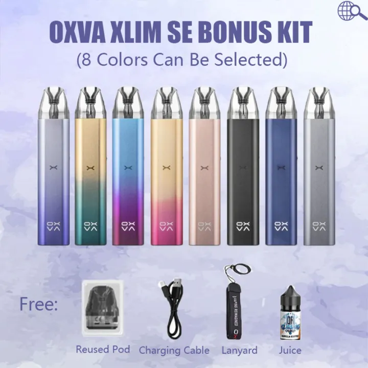 Vapesmoke Full Set Original OXVAX XLIMS SE BONUS KIT - 100% Legit Full ...