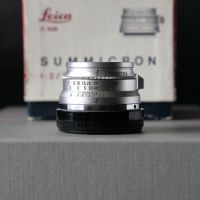 Leica 35 F2 8E “Full Germany” chrome ( Mint )