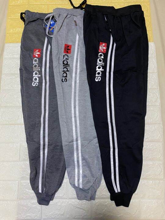 COD 2lines unisex joggers branded high quality 2428waistline Lazada PH