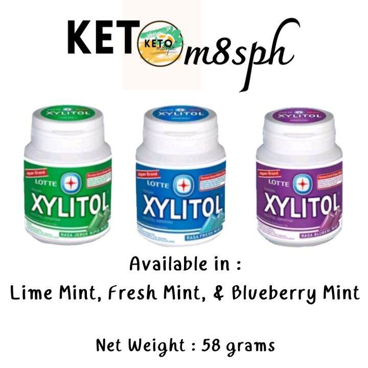 Xylitol Sugar Free Chewing Gum Keto Approved in 58g Lazada PH