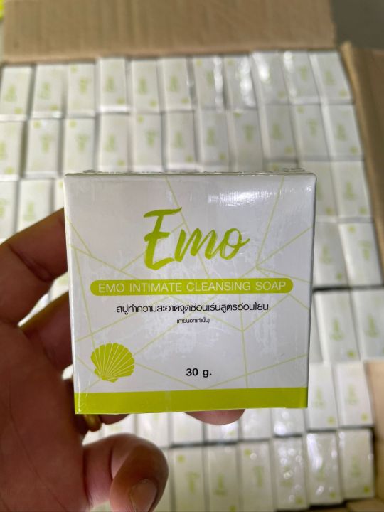 สบู่อีโมะ-emo-สบู่ทำความสะอาดจุดซ่อนเร้น-ของแท้100