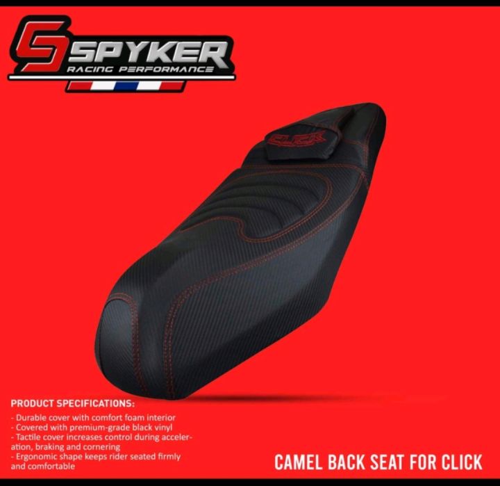 SPYKER CAMELBACK SEAT ASSEMBLY FOR HONDA CLICK 125/150i | Lazada PH