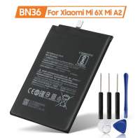 แบตเตอรี่ BN36 สำหรับ Xiaomi Mi 6X Mi A2 MiA2 battery แบตเตอรี่ 3010MAh