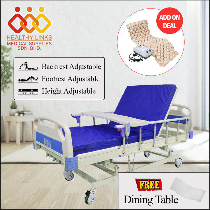 [MDA Approved] Hospital Bed 3 Function Manual + Electrical (M10
