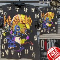 เสื้อวง OVPลาย DEF LEPPARD สไตล์วินเทจยุค 90s ป้าย GIANT by pop comics