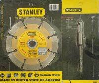 ใบตัด Stanley 4" + ดอกสว่านข้าง