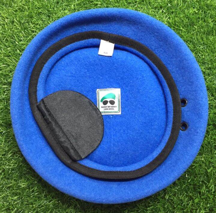 baret kacamata provost/baret kacamata paspampres super wol bahan 100%