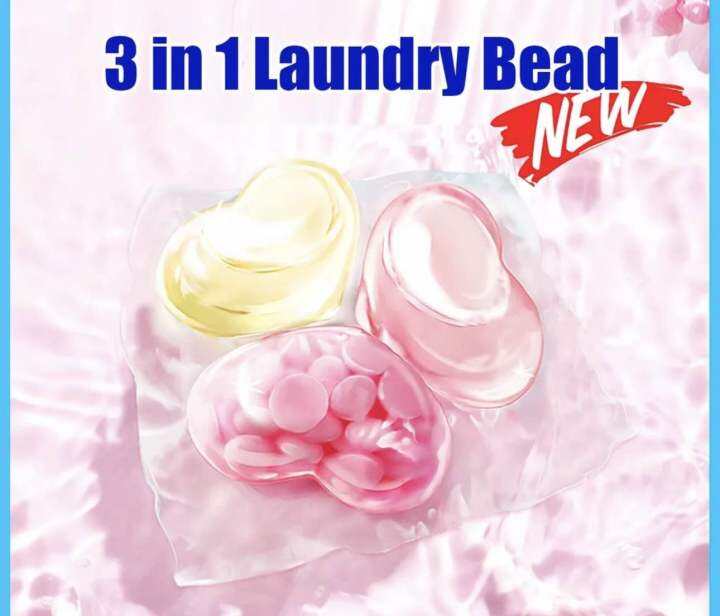 3 in 1 Laundry Bead Ball Detergent Gel Concentrate Formula Beads Enzyme