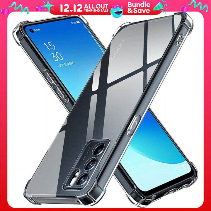 Clear TPU Case for OPPO A17 A16 A16S A15 A15S A16K A16E A3S A5 A5S A7 ...