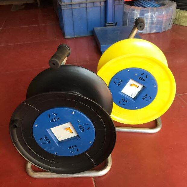 Promotional Mobile Portable Cable Reel Wire Winding Reel Flame