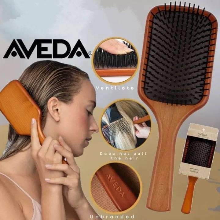 หวี-aveda-wooden-paddle-brush-แท้
