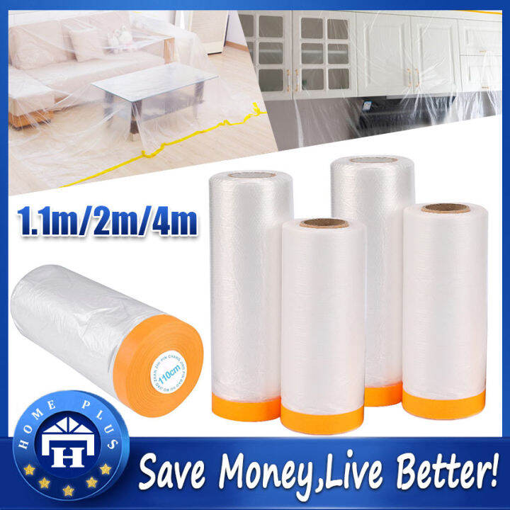 【Local delivery】 Protective Film New Material Paint Protect Cover Spray Paint Masking Paper