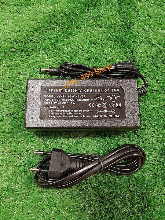 (ร้านค้าไทย🇹🇭🇹🇭🇹🇭)เครื่องชาร์จแบตเตอรี่ลิเธียม36V2A /42V2A เครื่องชาร์จ ...