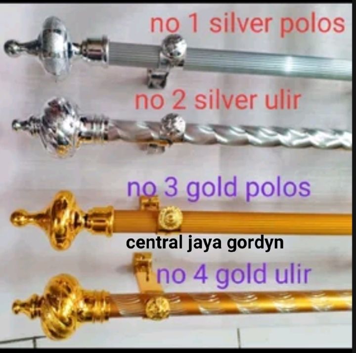 Besi Gorden Tiang Hordeng Rolet Gorden Rel Gordyn Pipa Korden 150cm Lazada Indonesia 1241