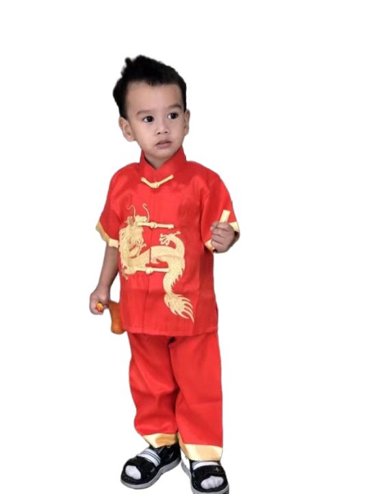 ชุดกี่เพ้าเด็กชาย-ชุดเจ้าสัวเด็ก-ชุดแดงเด็กชาย-ชุดจีนเด็กชาย-ชุดจีนแขนสั้น-ชุดจีนแขนยาว-สินค้าพร้อมส่ง