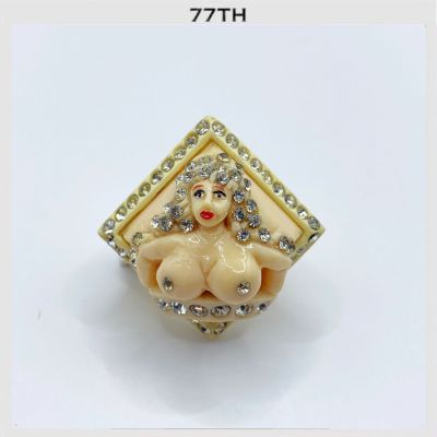 77th Sexy girl ivory ring