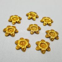 ดอกพิกุล พิกุล (100 ชิ้น)  พิกุลทอง พิกุลเงิน คละสี สีทอง สีเงิน ขนาด 10 มิล ของตกแต่ง ตกแต่งเหรียญโปรยทาน