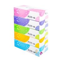 Elleair (เอลิแอล) ?? Facial Tissue 180sheets /5Pack กระดาษเช็ดหน้า สำหรับผิวแพ้ง่าย ทิชชู่ กล่อง