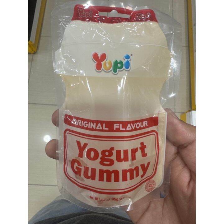 Yupi Yogurt Gummy Original/Mixed Berry 35g Halal Lazada