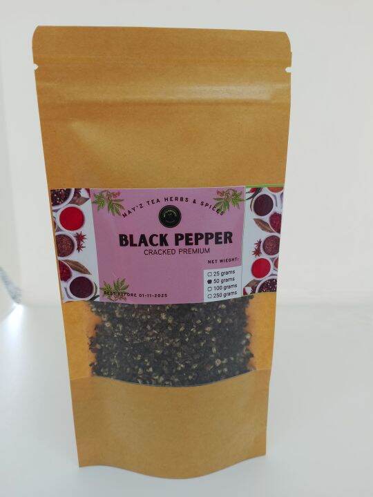 Black Pepper Crack Premium 25/50/100/250g | Lazada PH