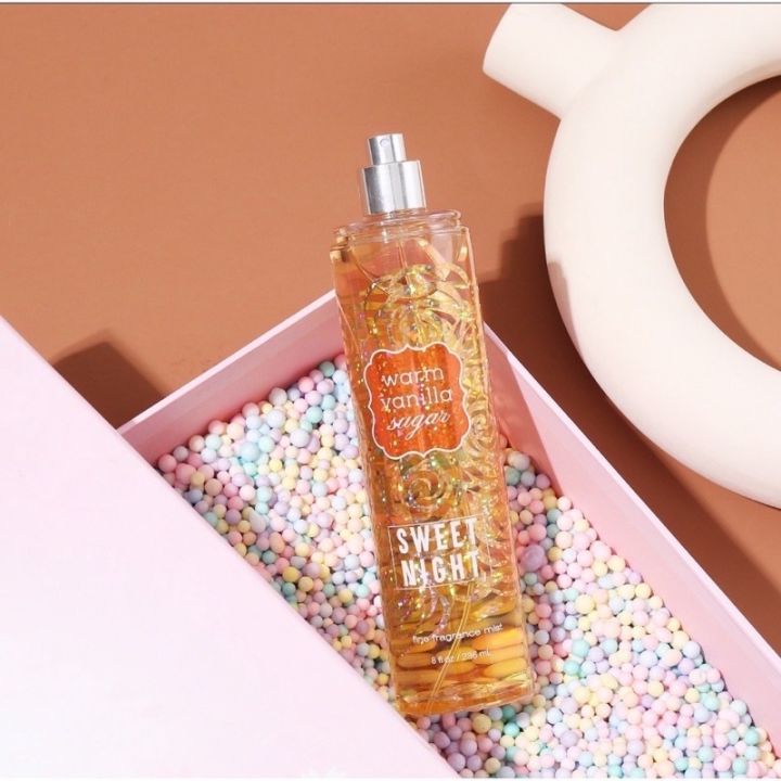 Sweet Night Warm Vanilla Sugar Perfume For Women Fragrance Signature Collection Body Mist 236ML