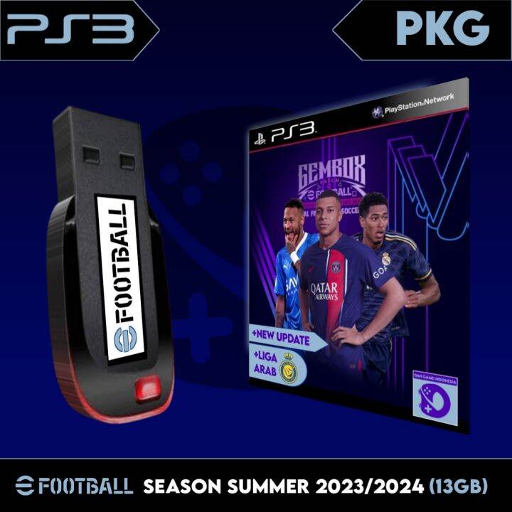 Games PS3 eFOOTBALL 2024 / PES 2024 GEMBOX via Flashdisk PKG Lazada
