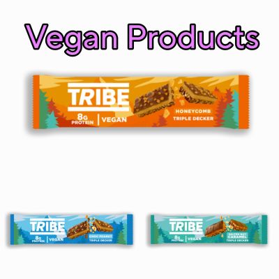 [Vegan+Gluten free] Tribe decker ขนมผสมโปรตีน ไทรม์ 40g.