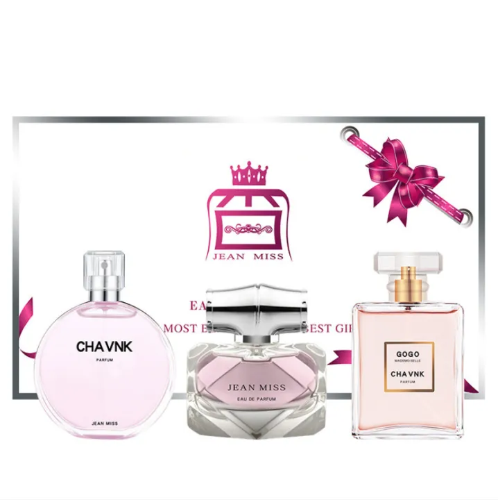 Perfume Set Perfume Three Piece Set Women's Perfume Durable Perfume