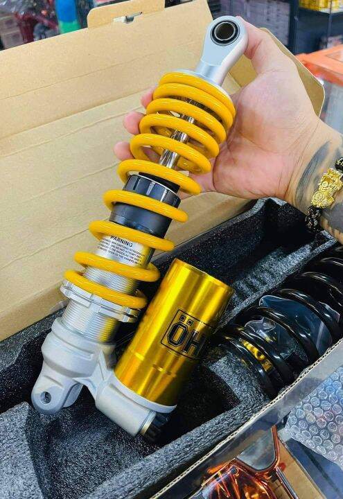 OHLINS REAR SHOCK PREMIUM COPY 300MM FOR MIO SPORTY/CLICK/FINO/M3 ...