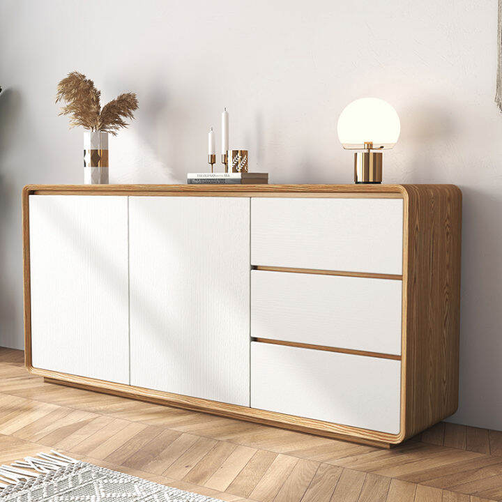 Modern Minimalist Sideboard Chest of Drawers Kitchen Storage Rack