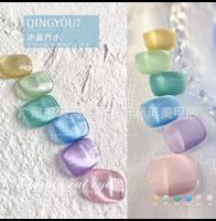 ??พร้อมส่ง??สีเจล ลูกแก้ว 6 สี โทนพาสเทลหวานๆ