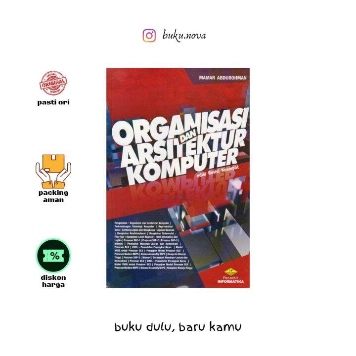 Buku Organisasi Dan Arsitektur Komputer Edisi Revisi Keempat | Lazada ...