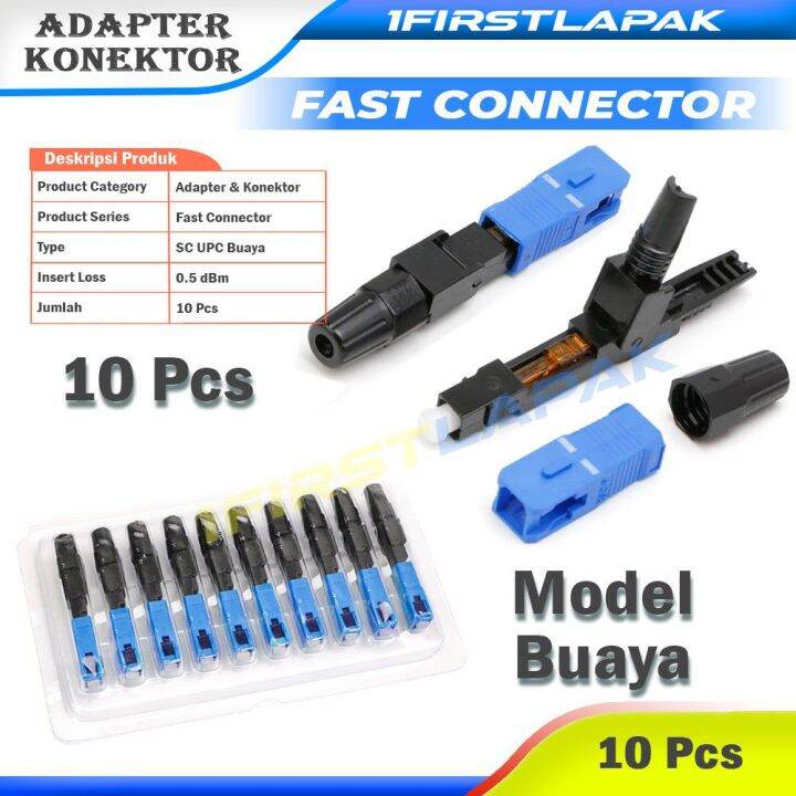 Fast Connector/Konektor Sambungan Manual SC APC SC UPC Fiber Optik ...