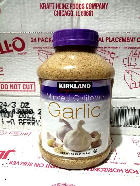Kirkland Signature Minced California Garlic 1.36 kg (48 oz ) Lazada PH