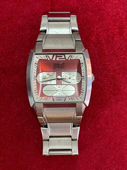 everlast-quartz-ตัวเรือนสแตนเลส-นาฬิกาผู้ชาย-นาฬิกามือสองของแท้