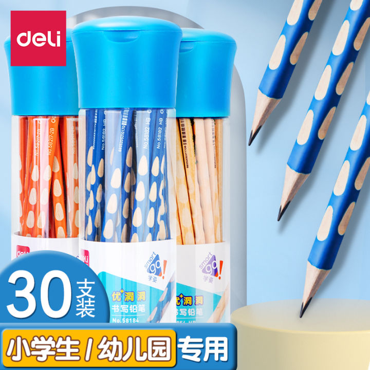 Deli Groove Pencil Non-Lead-Poisonous Primary School Students Beginner ...