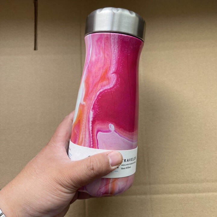 American Swell Vacuum Cup Traveler Wide Mouth Big Belly Cup Travel Mug