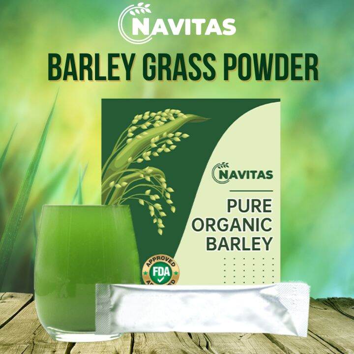 [ FREE SHIPPING ] Navitas Barley Grass Powder Original 100 healthy