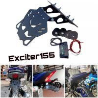 ท้ายสั้น เหล็กแขวนป้ายทะเบียน Exciter155 พับได้,ใส่ไฟเลี้ยวเดิมได้,ใส่ไฟเลี้ยวแต่งได้,มีไฟส่องป้ายทะเบียน LED