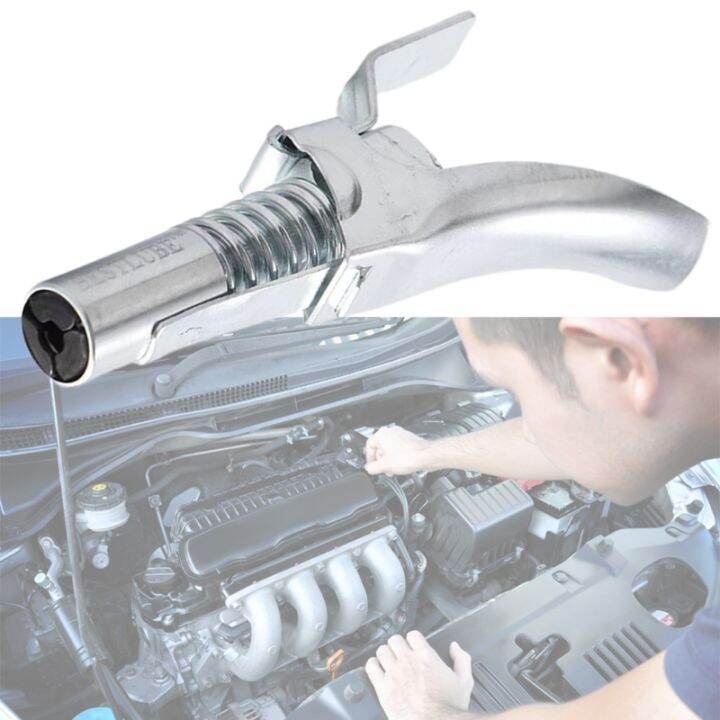 Grease Gun Coupler Lock SelfLocking NonLeaking High Pressure Quick