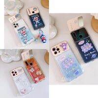 มาใหม่ เคส Vivi V23 Y20 Y12A Y20S Y11 Y17 Y15 Y12S เคสนิ่ม เคสตั้งได้ เคสมีกระจก ลายการ์ตูนน่ารัก สำหรับ Oppo Reno8T Reno7z Reno8z A96 A76 A15 A53 A31 A3s A5s A12 F9 A52020 Reno5