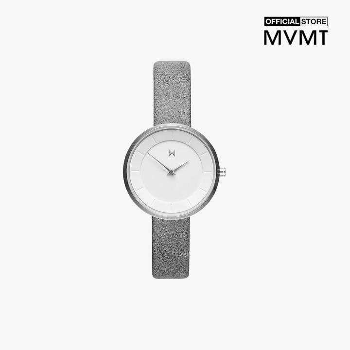 Đồng hồ nữ MVMT mặt tròn dây da 32mm D-FB01-SGR 0000-04