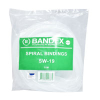 BANDEX ไส้ไก่ สีขาว SPIRAL WRAPPING BAND SW-19 (10M/PACK)