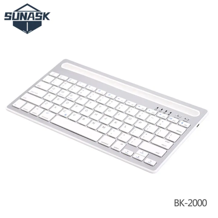 Sunask Keyboard Wireless Bluetooth Keyboard UltraThin Mini Keyboard